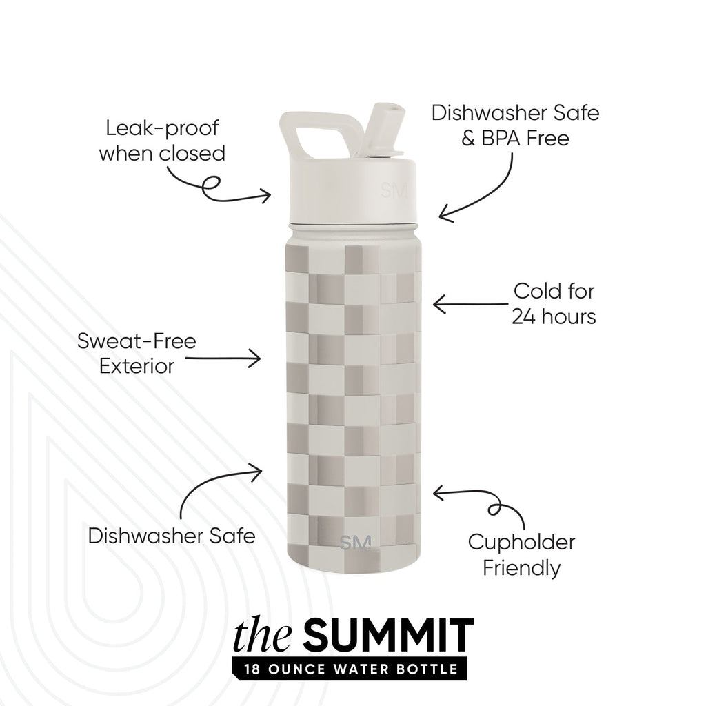 Summit Kids Water Bottle with Straw Lid - 18oz - SMC
