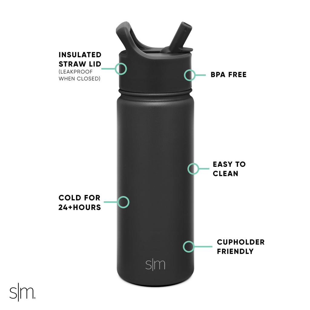 Summit Kids Water Bottle with Straw Lid - 18oz - SME