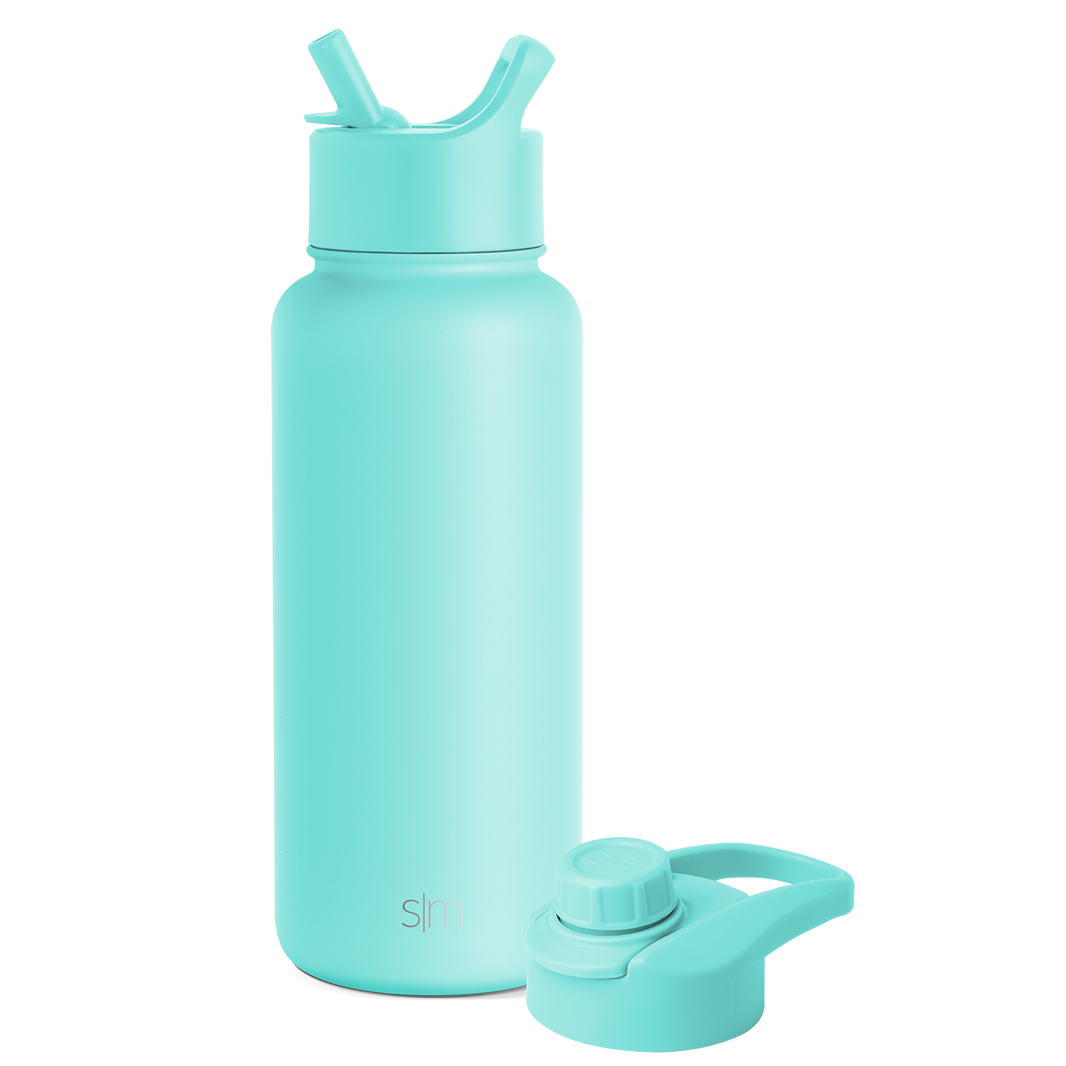 Summit Water Bottle with Straw Lid and Chug Lid - Ocean Water