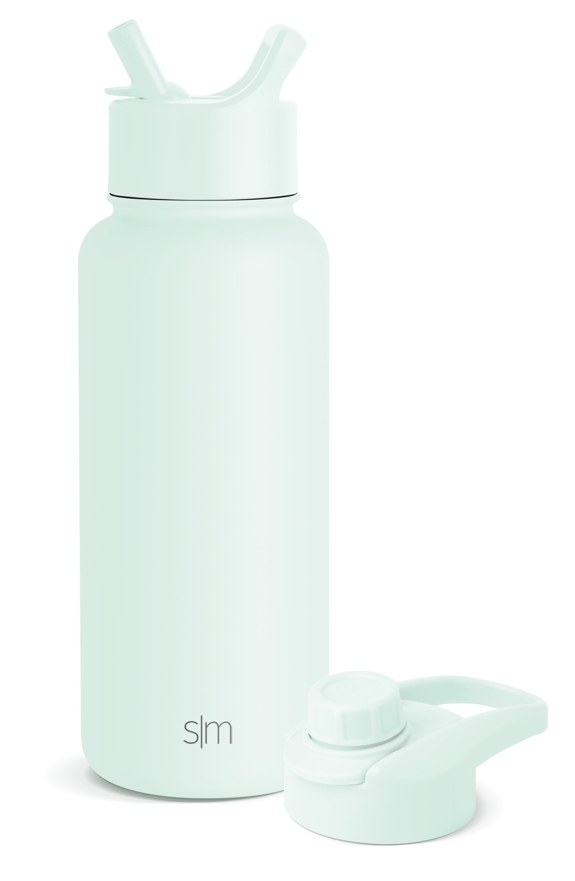 Summit Water Bottle with Straw Lid and Chug Lid - Retro Mint